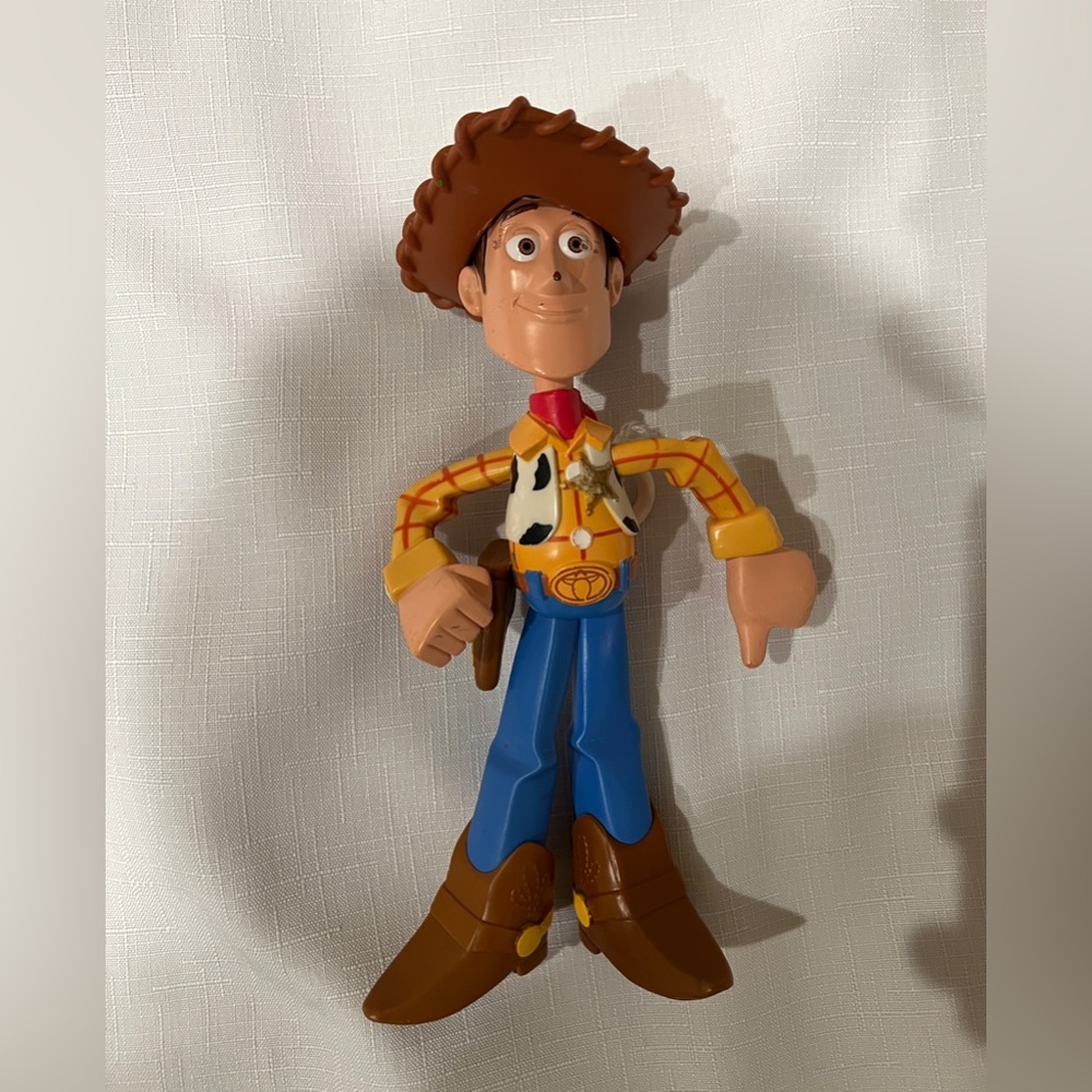 Toy Story Woody 8.5" Rare Talking Pull String Sherif Disney Pixar Talks Tested